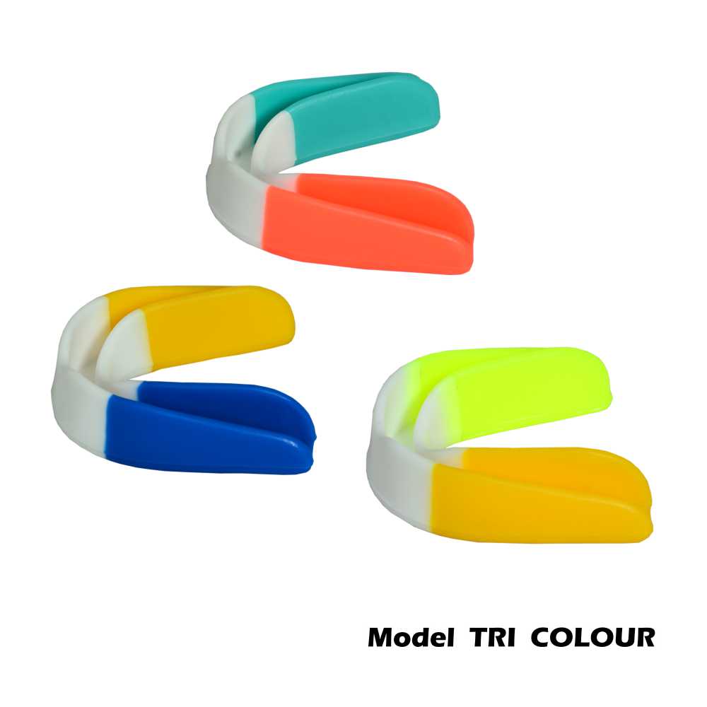 Tri Colour Mouth Guard