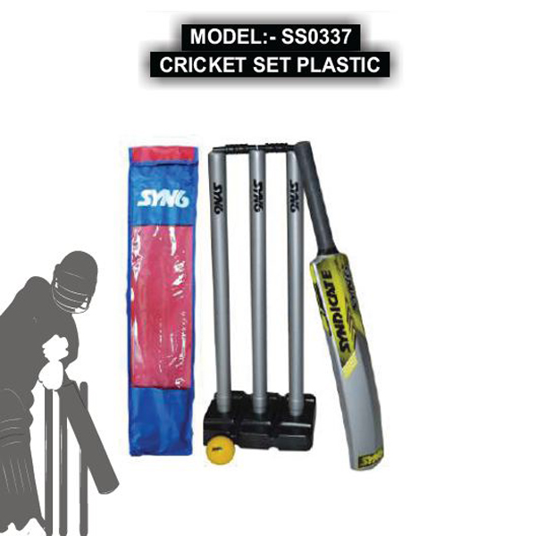 SS0337 CRICKET SET PLASTIC