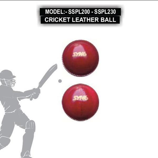 SSPL200 - SSPL230 CRICKET LEATHER BALL